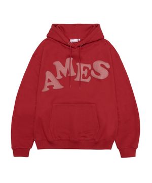 BIG TYPO HOODIE RED