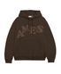 BIG TYPO HOODIE BROWN