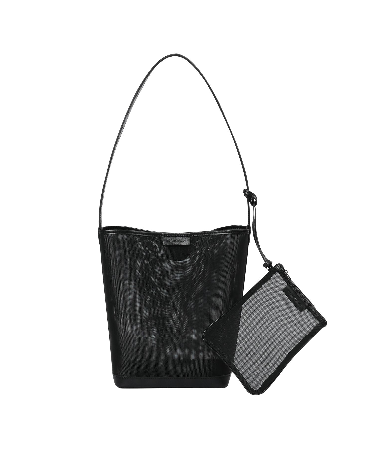 MUSINSA LUTHPRODUCT Commuters Mesh Bucket Bag (mesh bag) BLACK