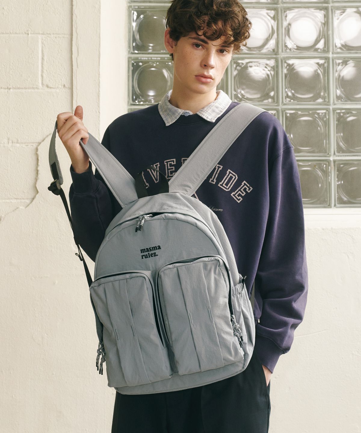 마스마룰즈(MASMARULEZ) Glove backpack_Pale blue