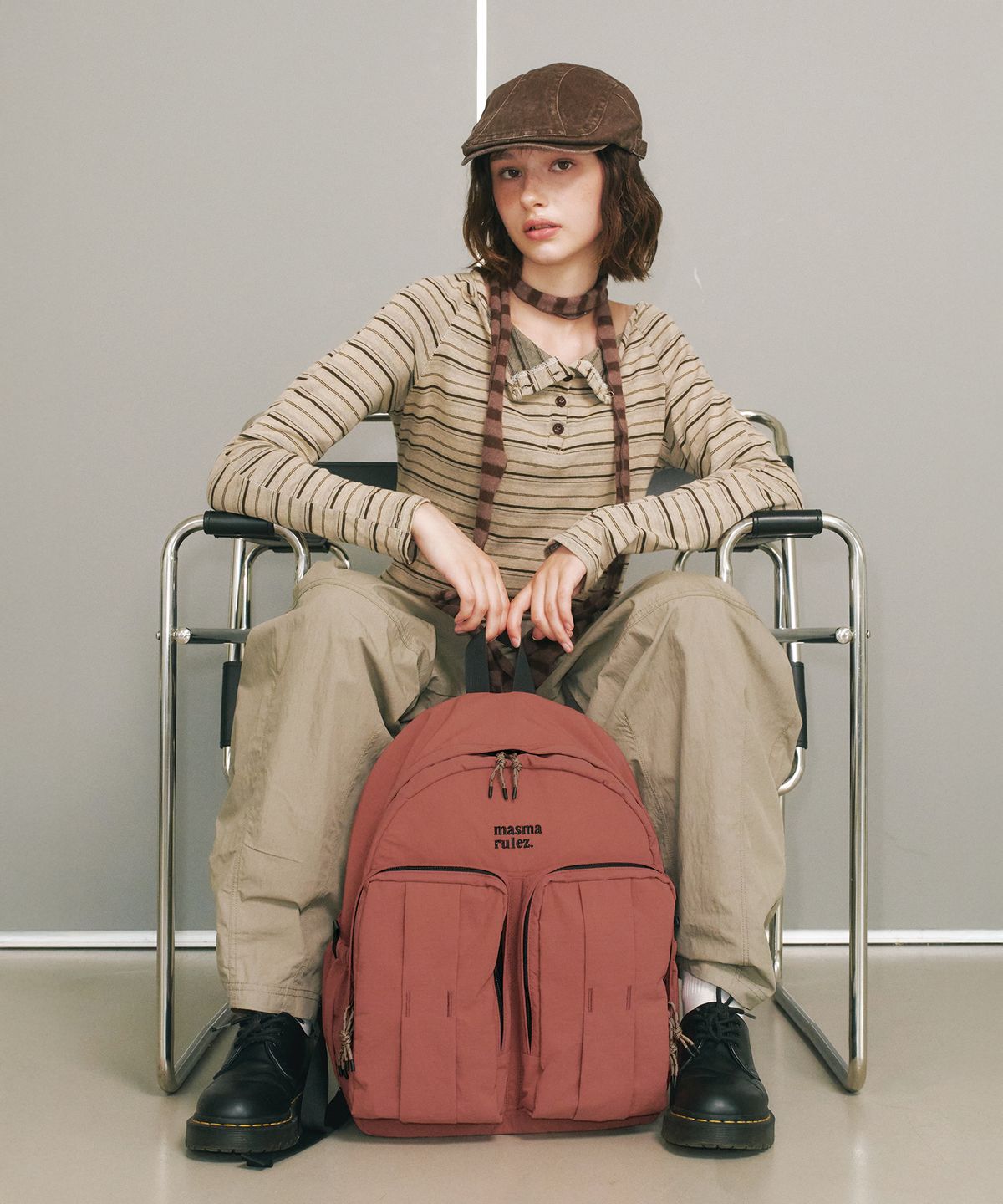 마스마룰즈(MASMARULEZ) Glove backpack_Brick