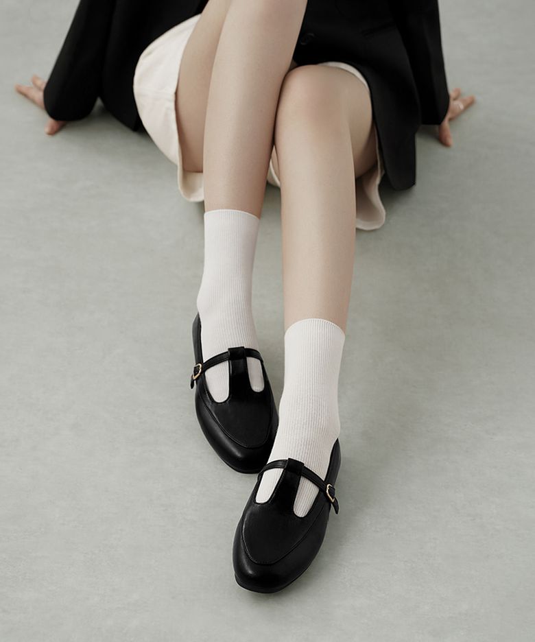 로익 크랙 T스트랩 로퍼 LFLTR3g164