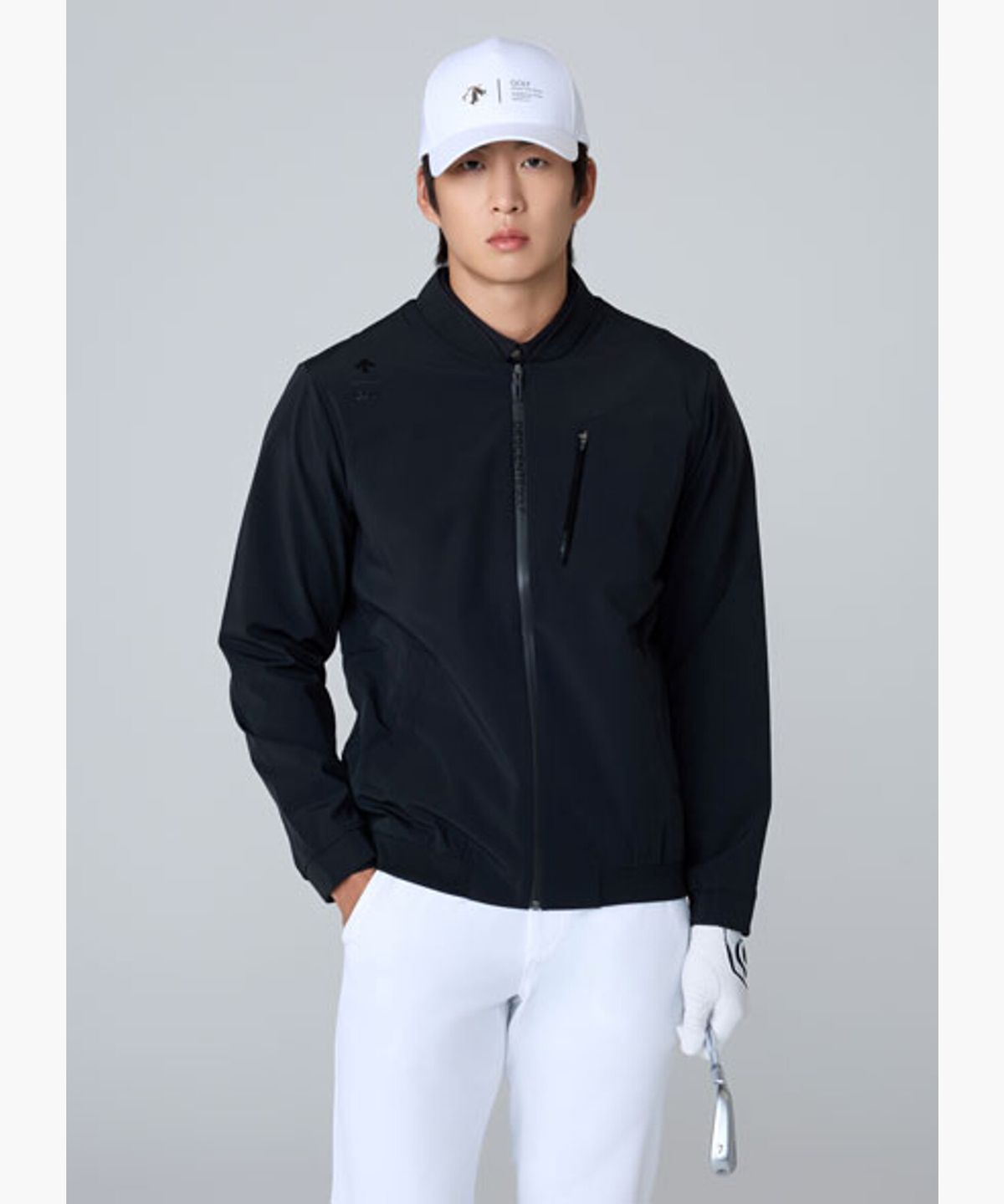데상트 골프(DESCENTE GOLF) 남성 홑겹 블루종 점퍼 (DQ32MFBL82)
