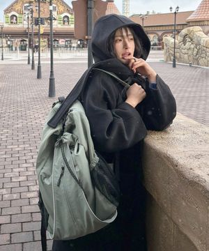 Cover draw backpack_Moss green