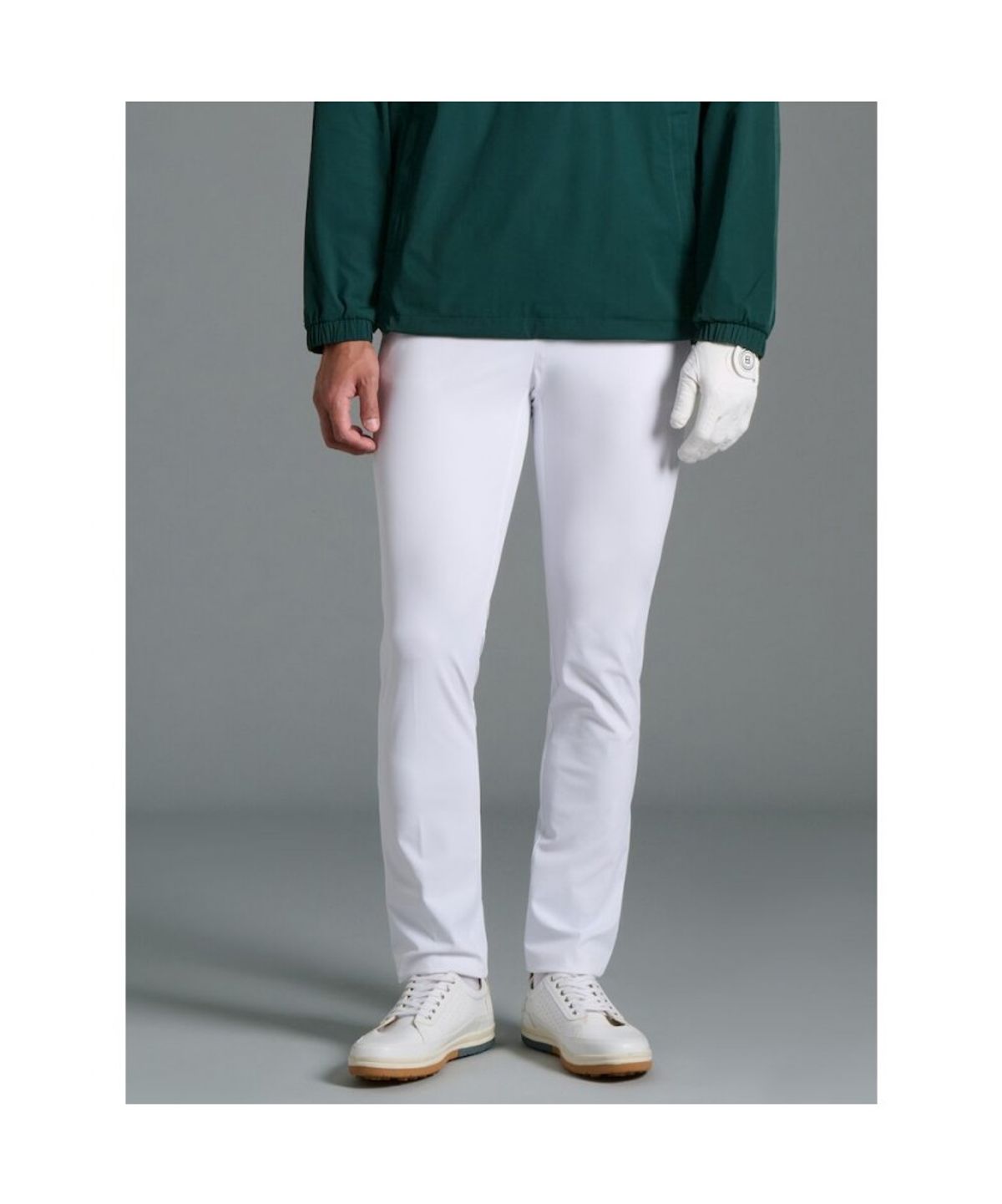 빈폴골프(BEANPOLE GOLF) 남성 가을 면터치 슬림 팬츠 - 화이트