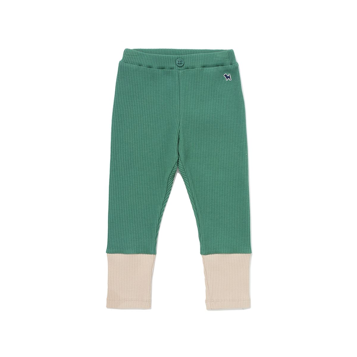 블루독 베이비(BLUEDOGBABY) 골지 컬러블럭 레깅스 (45A14-416-02)