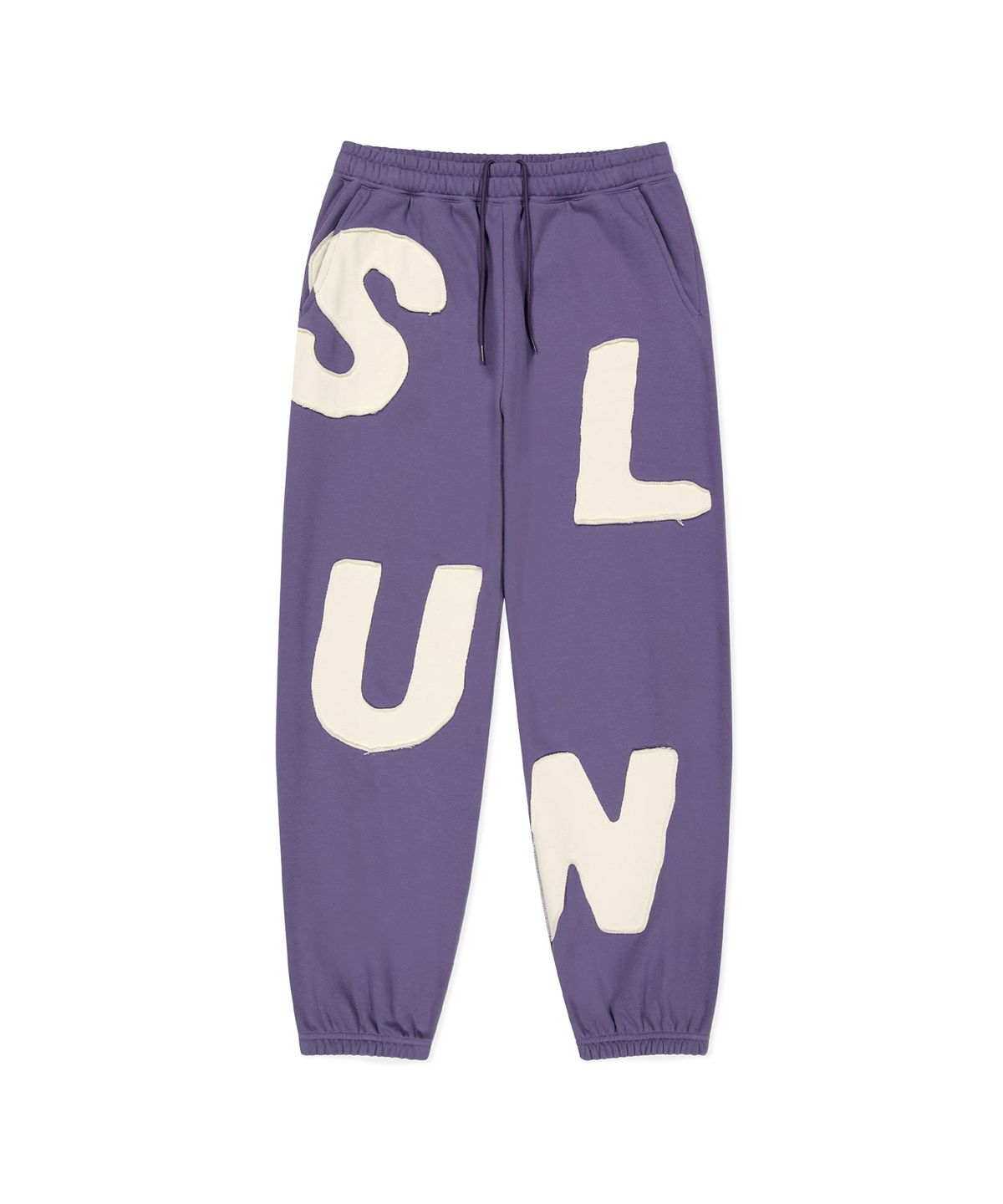 썬러브투어(SUNLOVETOUR) Capital Brushed Sweatpants Purple