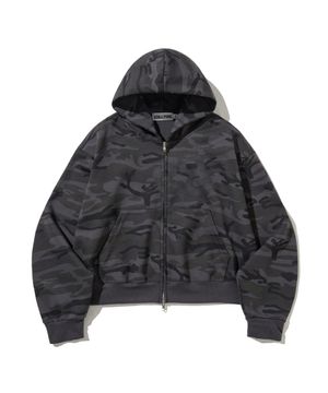 88 크롭 후드 집업[카모]