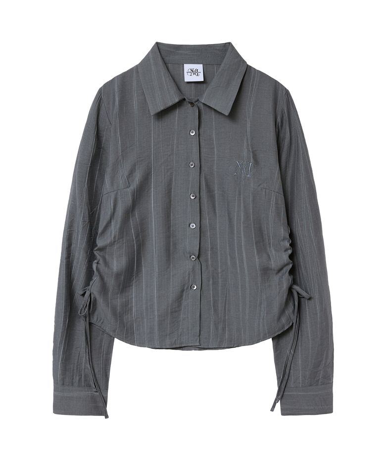 td strap shirt (dark grey)