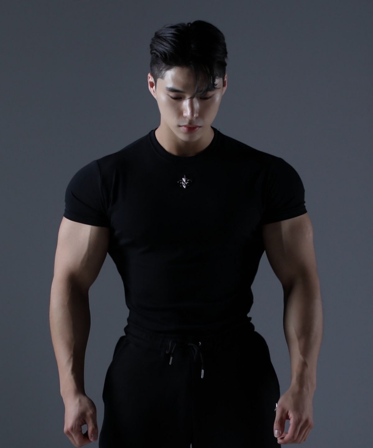 카미드(CARMID) 머슬핏 슬리브 반팔 티셔츠