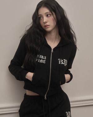 Chrome Hood Zip-up (black)