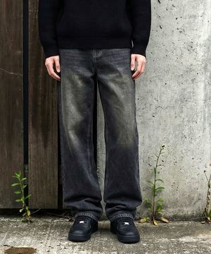 스탠다드 와이드 데님 워싱 팬츠 6 Color [ULZD_0002]