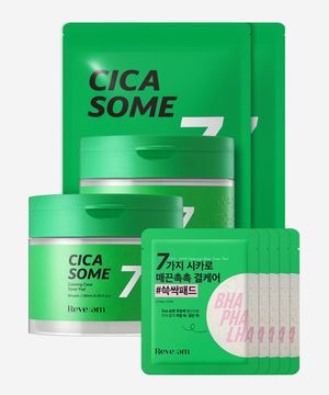 시카좀 카밍 클리어 패드 250매 기획세트 (160매+리필80매+추가10매)