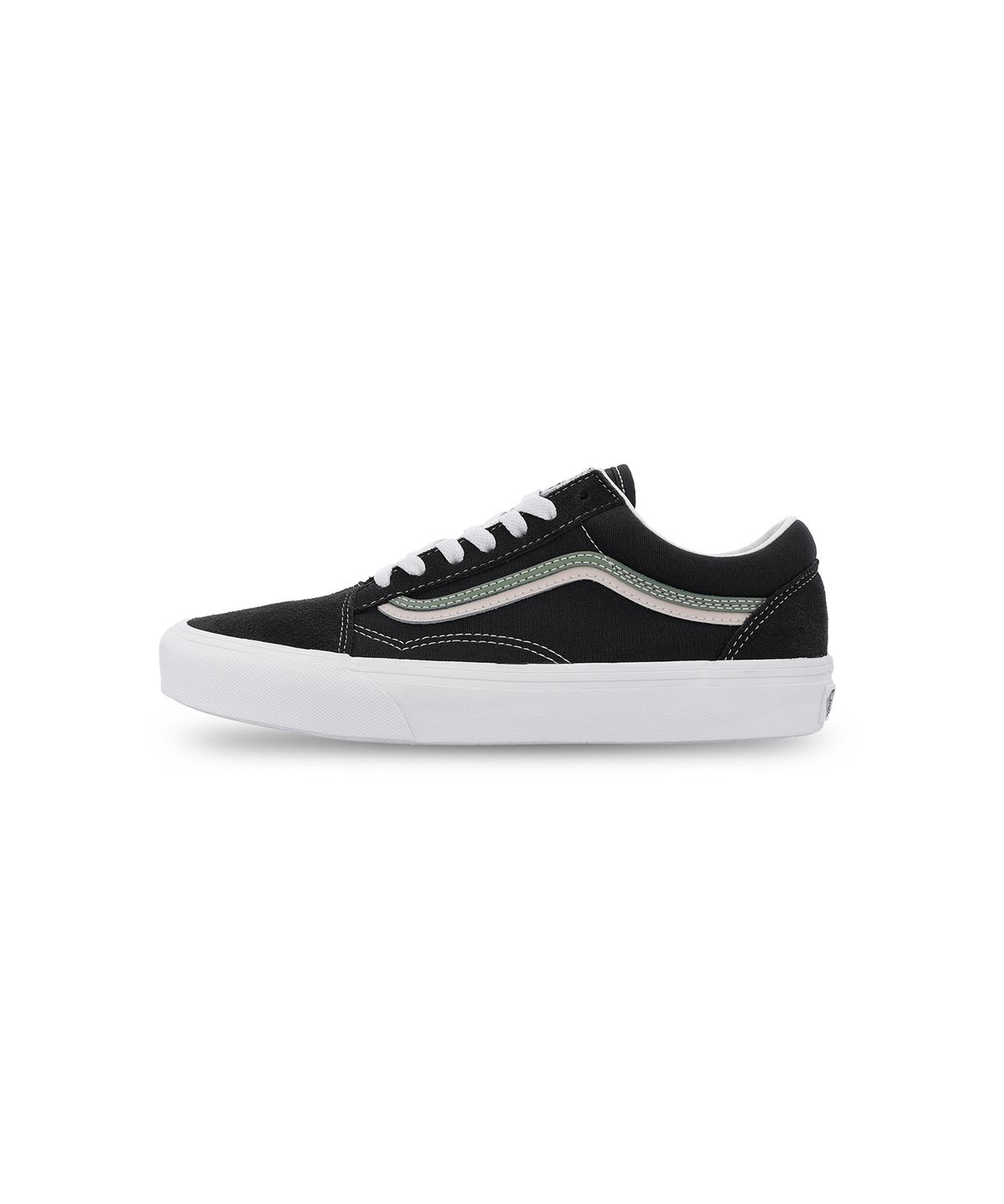 반스(VANS) 올드스쿨 DS - 페이디드 블랙:뉴트럴 올리브 / VN000EA6GJS1