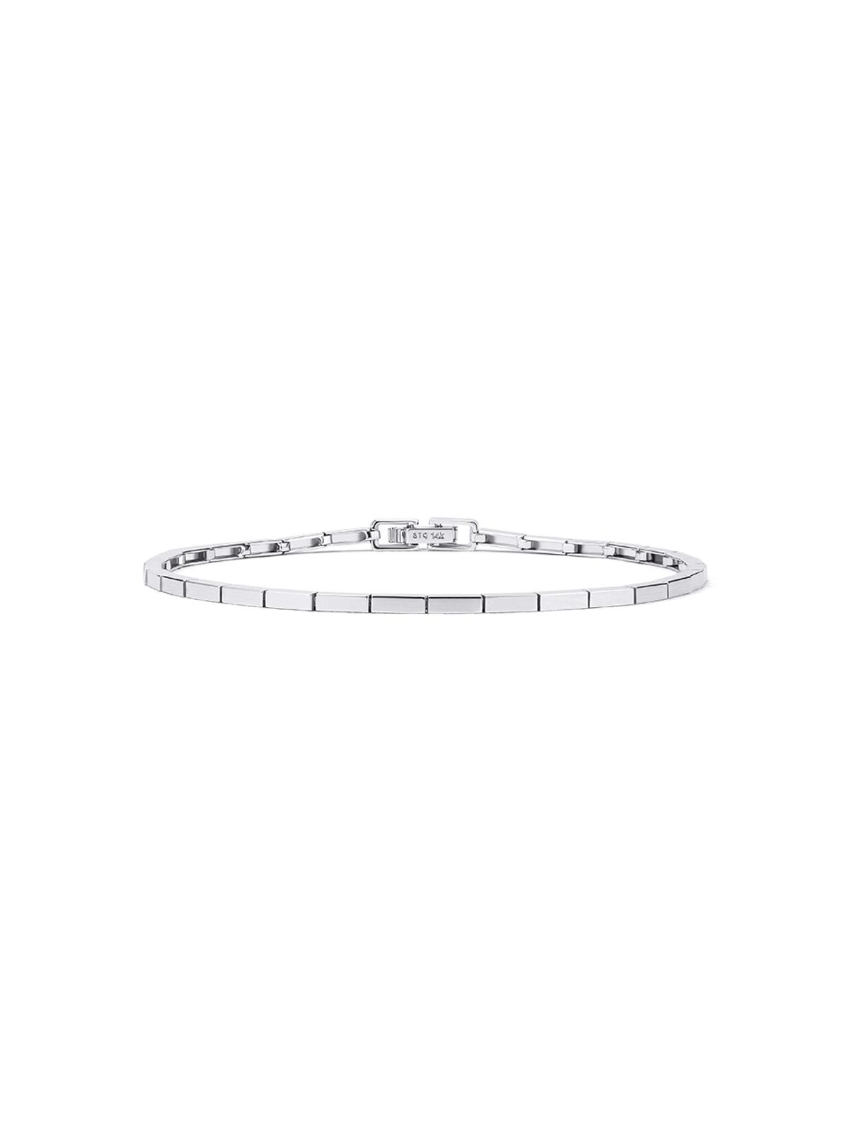 스톤헨지(STONEHENGE) 14K 화이트골드 팔찌 SA25C25F