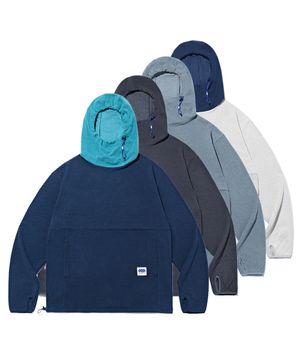 [다나옷PICK] [4COLORS] 지그재그 퍼니 풀오버 후디