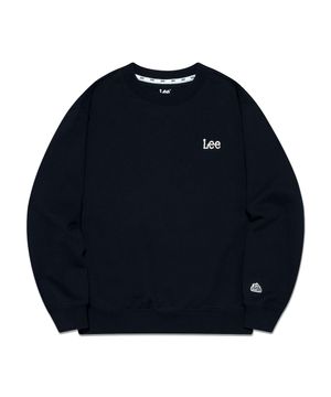 스몰로고 카우보이 백프린트 맨투맨 네이비 LK2504CR11NA