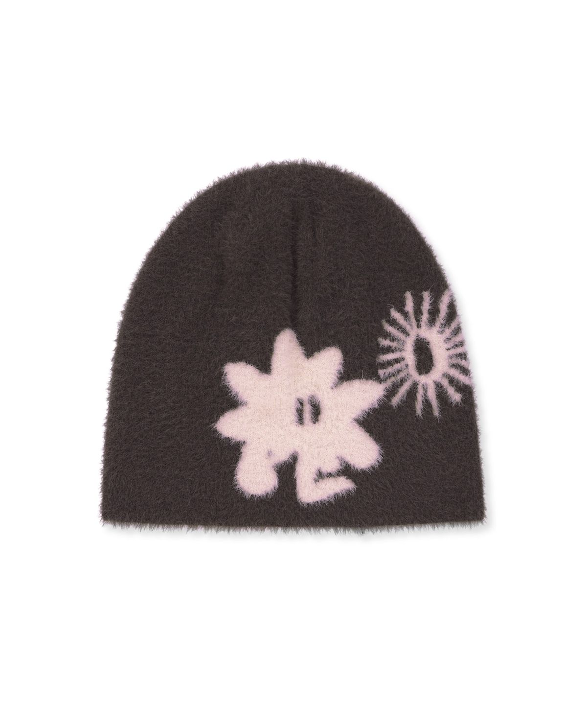 썬러브투어(SUNLOVETOUR) Cali Shaggy Beanie Brown/Pink