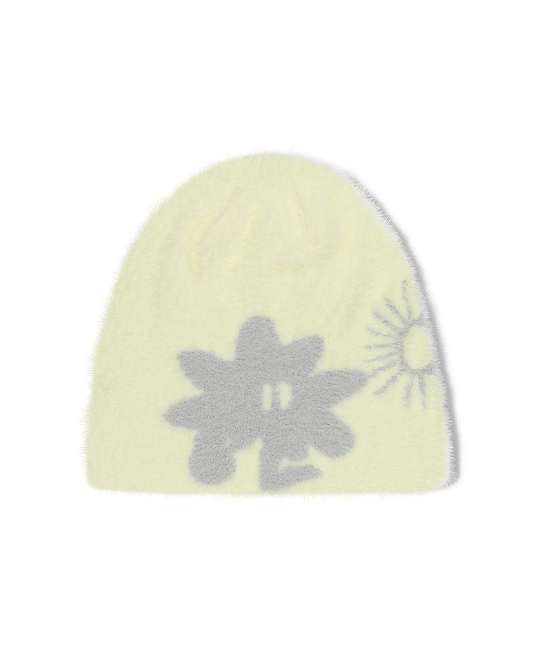Cali Shaggy Beanie Yellow