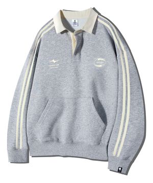 심볼 로고 트랙 폴로 맨투맨 GMT-156_그레이