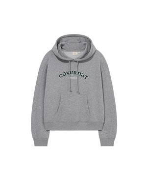 우먼 쿠퍼로고 후디 Melange Gray