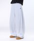 커브드 사이드 핀턱 벌룬 스웨트팬츠 GLP-650_백염
