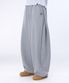 커브드 사이드 핀턱 벌룬 스웨트팬츠 GLP-650_그레이