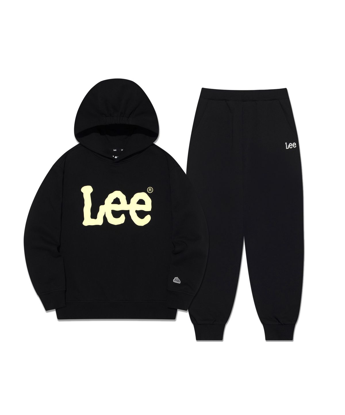 리 키즈(LEE KIDS) [SET UP] 빅 트위치 후드티&조거팬츠 블랙