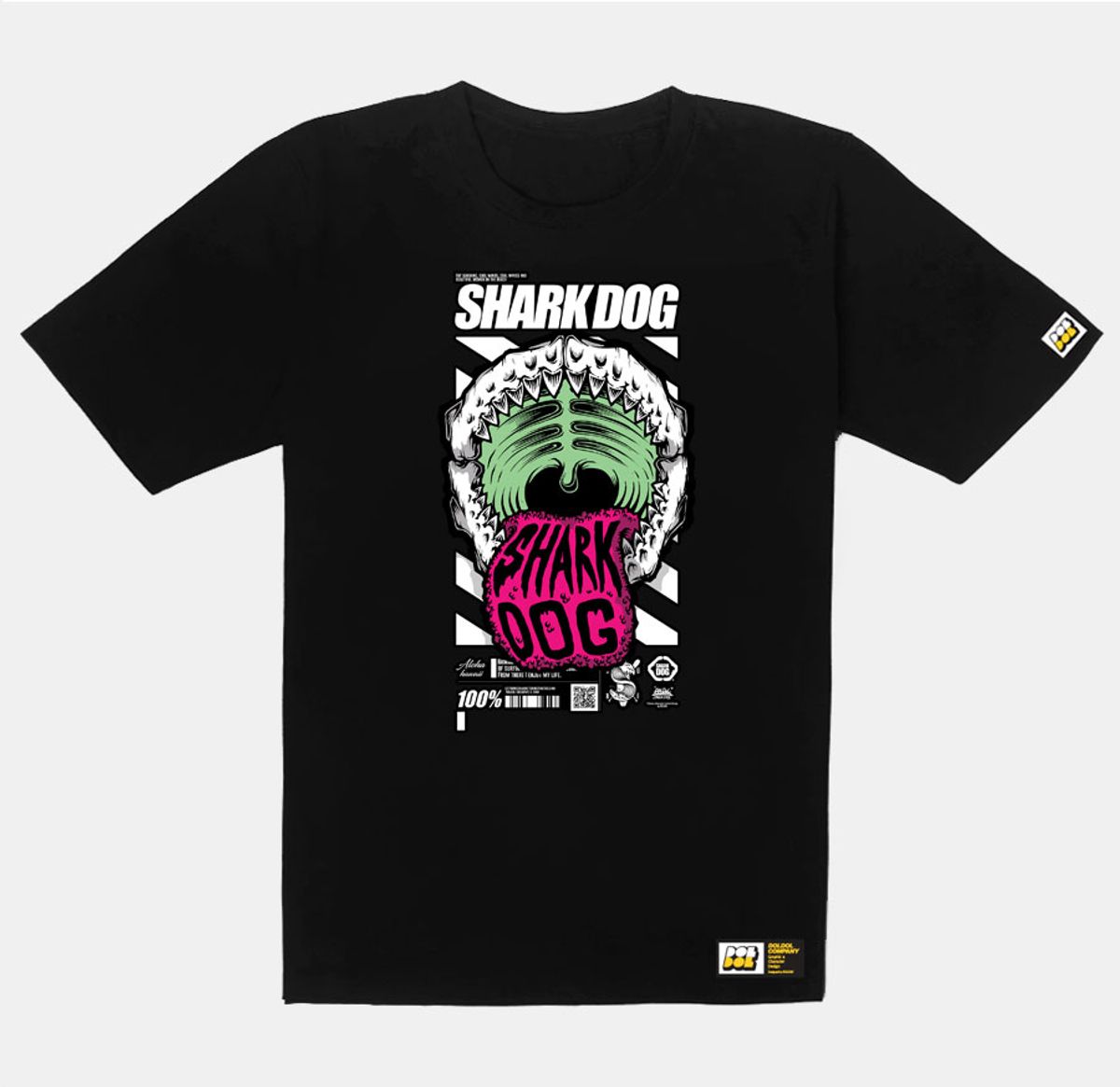 돌돌(DOLDOL) SHARK-DOG_tshirts-185 샤크독 서핑 하와이 그래픽 티셔츠 반팔티