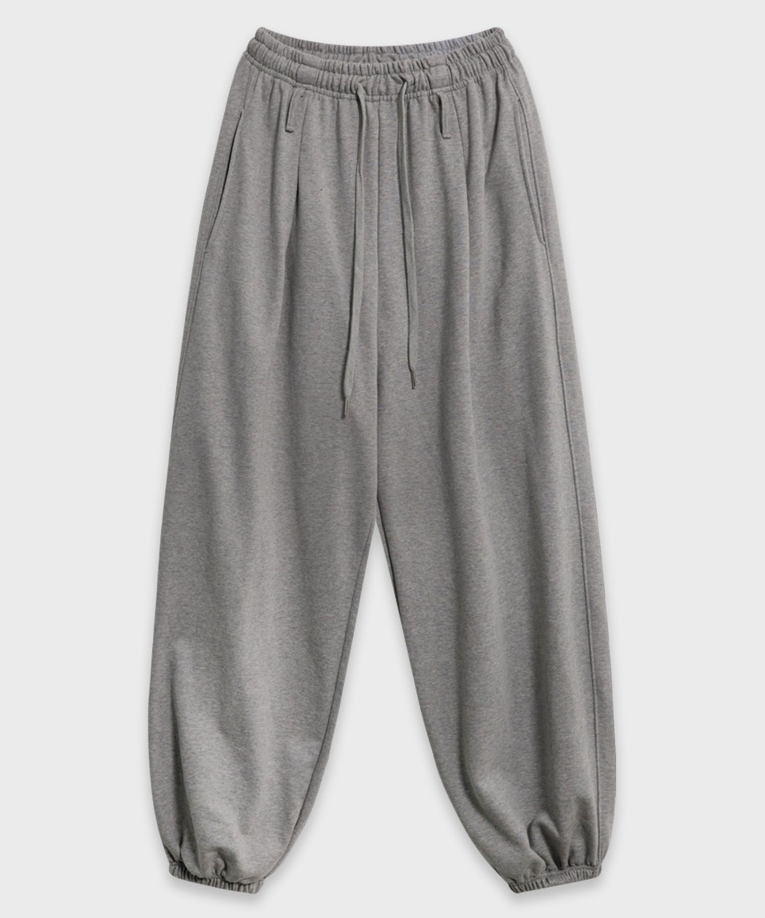 MUSINSA | CHICKS Belt loop sweatpants melange