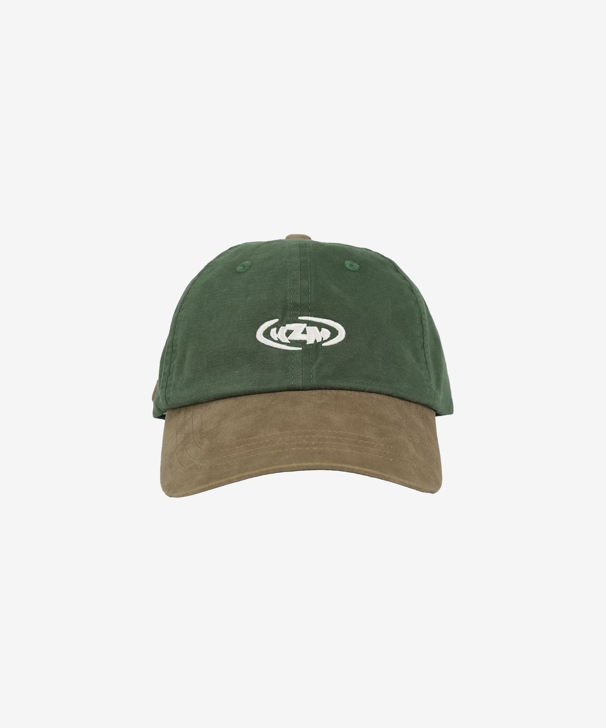 케이지엠(KZM) 라운드 투톤 볼캡 GREEN