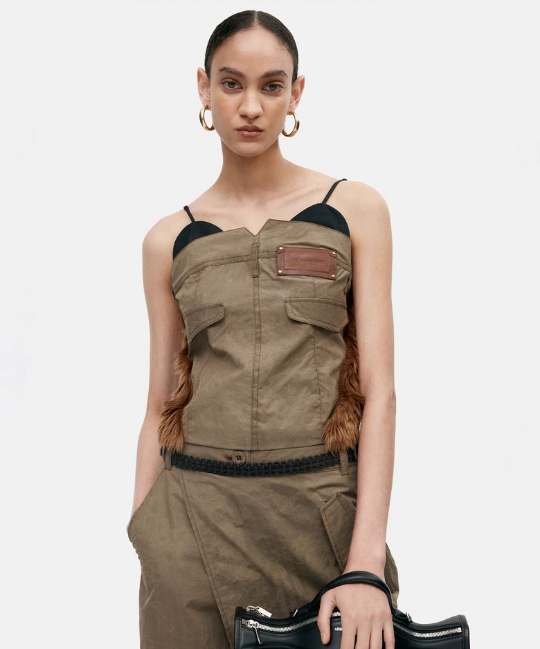 TROUSER CUSTOM BUSTIER atb1354w(TAUPE)