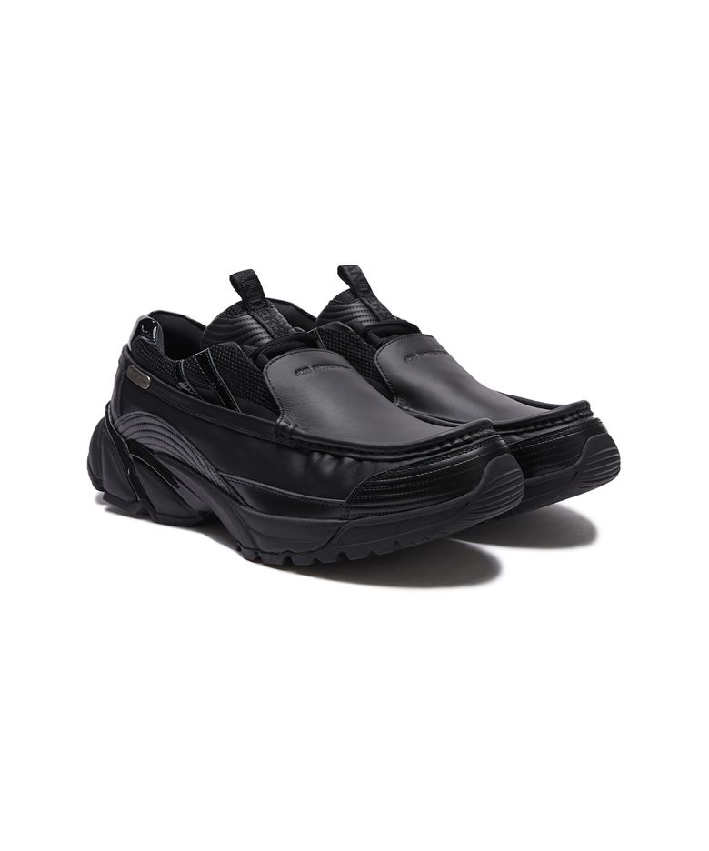 UNISEX DIMENSION LOAFER SNEAKERS aaa481u(BLACK)