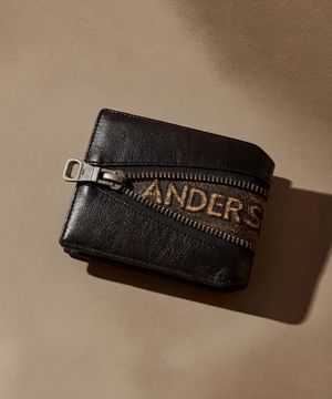 ZIP WALLET aaa503u(BLACK/BROWN)