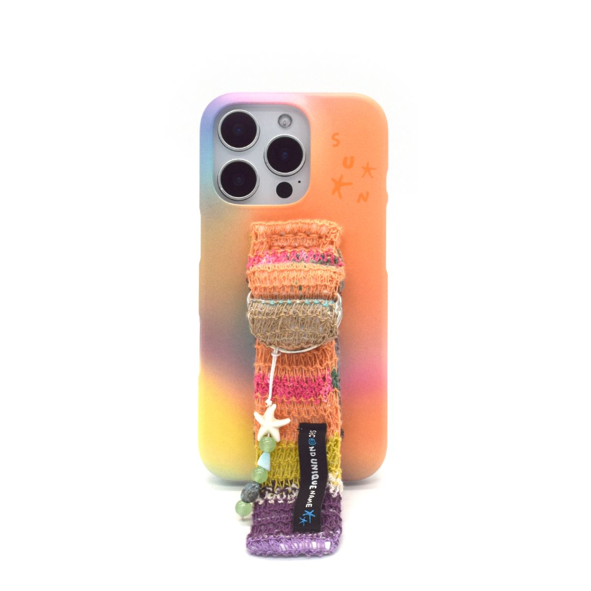 세컨드유니크네임(SECOND UNIQUE NAME) SUN CASE KNIT BELT SUNSET