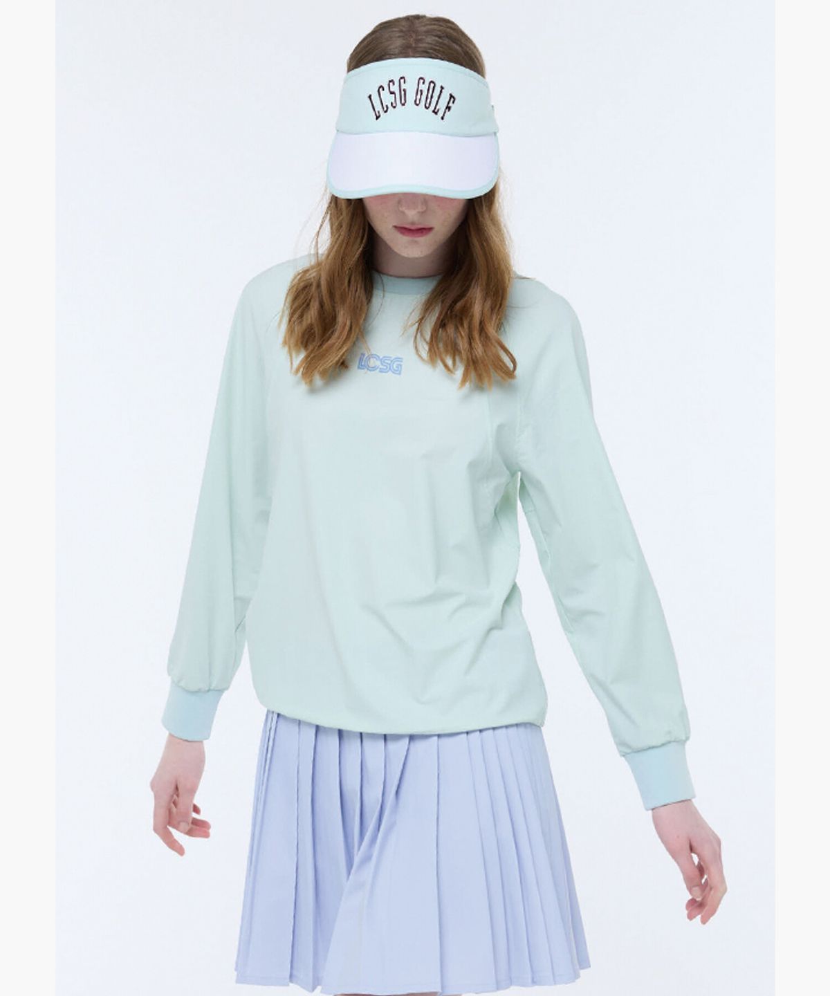 르꼬끄 골프(LECOQ GOLF) 여성 경량 트리코트 맨투맨 (GQ322LRL81)