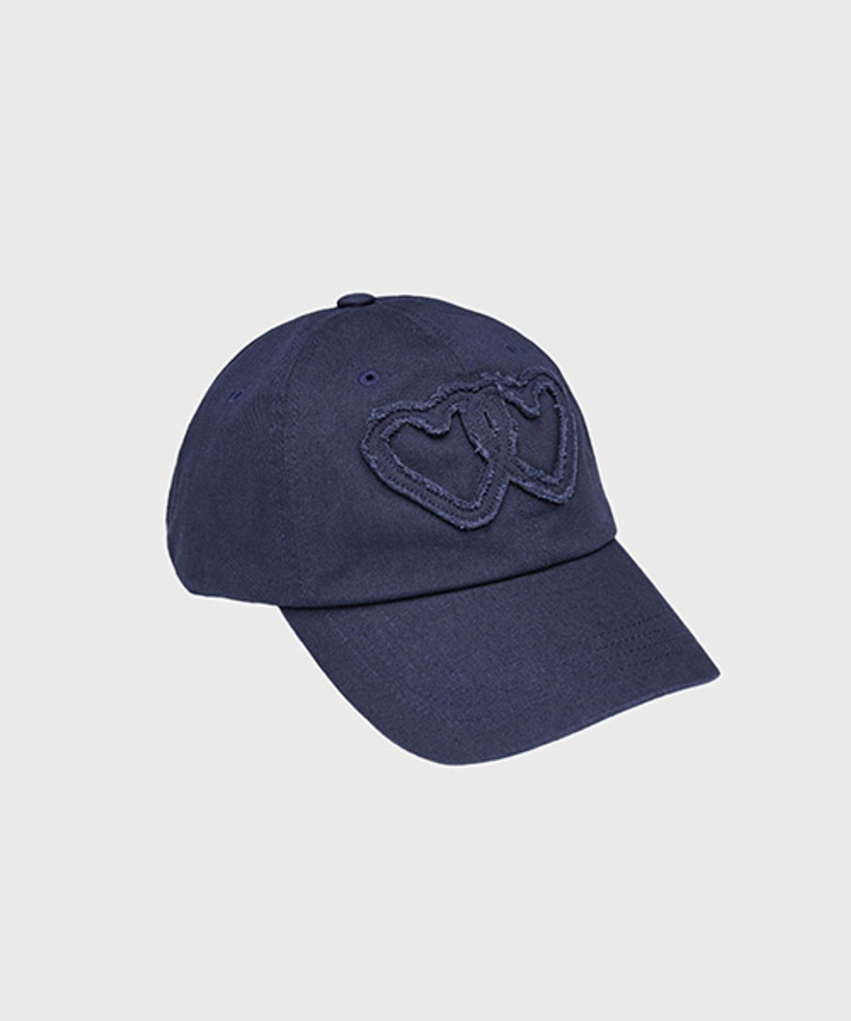 오울(OOOWL) CAP APPLIQUE HEART HEART NAVY