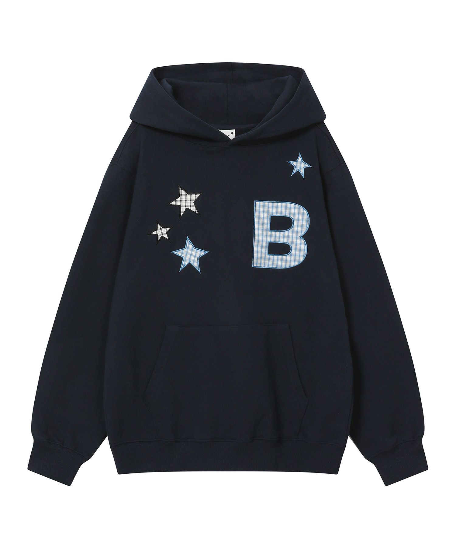 BAUF 星柄 パーカー MUSINSA公式 | BAUF Bスターヘッドパーカー [ネイビー]