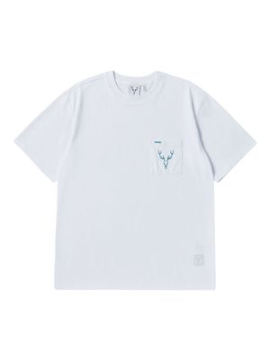 STAG 포켓 티셔츠 화이트