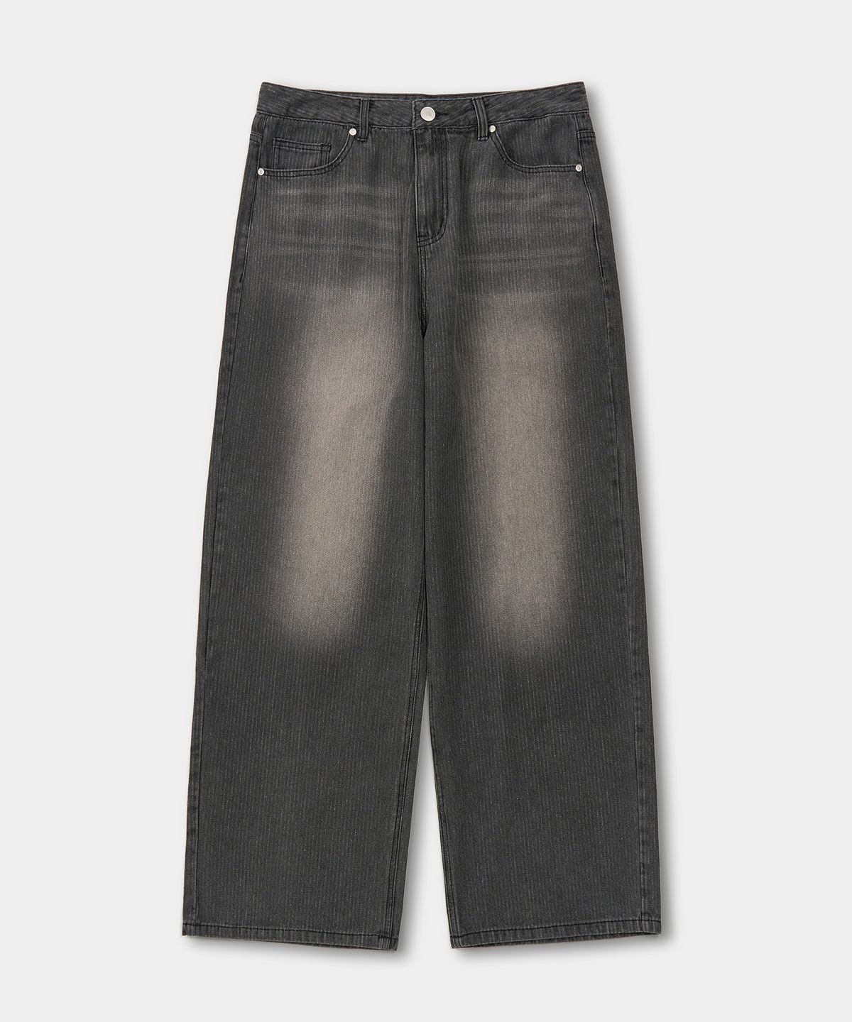 엑스컨테이너(EXCONTAINER) 코듀로이 와이드 데님 팬츠 (WASHED GREY)