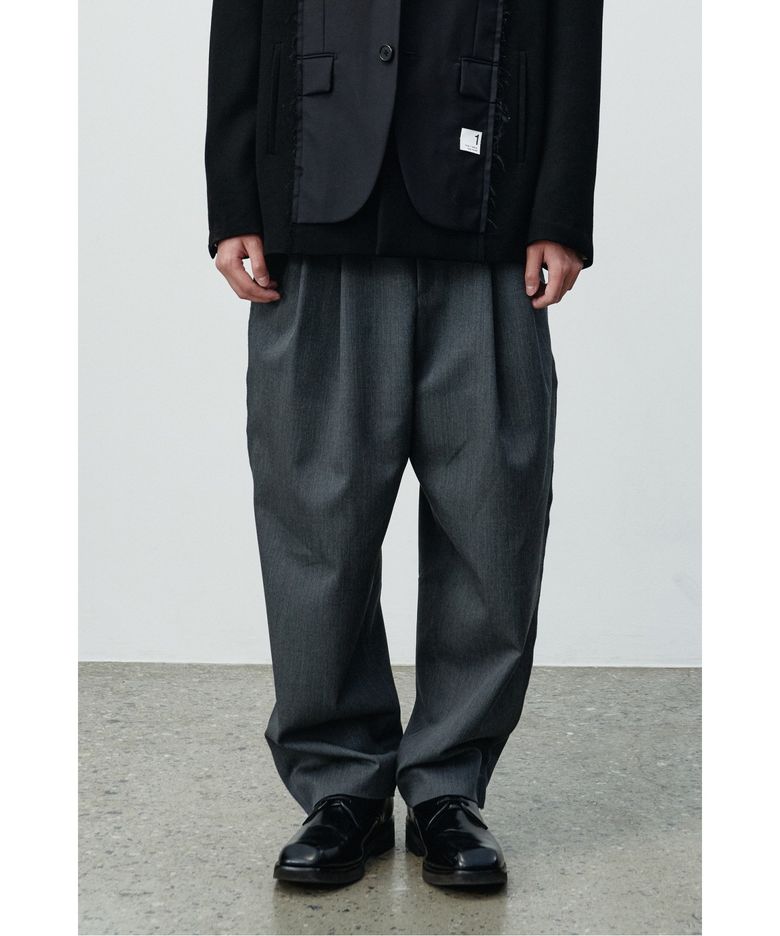 Curved Two Tuck Pants RKPAA25614GYX