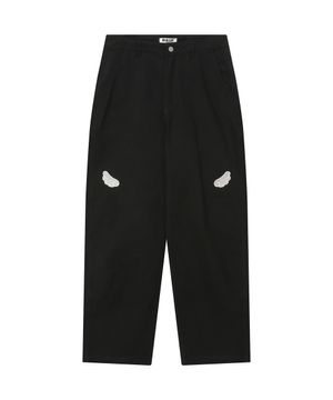 체크 스타 팬츠 [블랙]