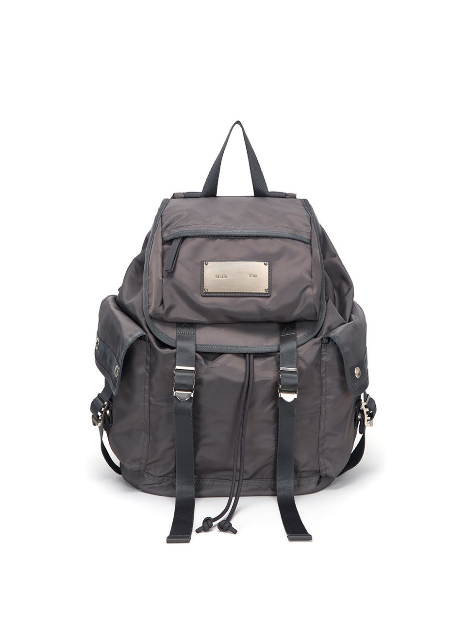 MUSINSA | MATIN KIM MATIN POCKET UTILITY LARGE BACK PACK IN CHARCOAL