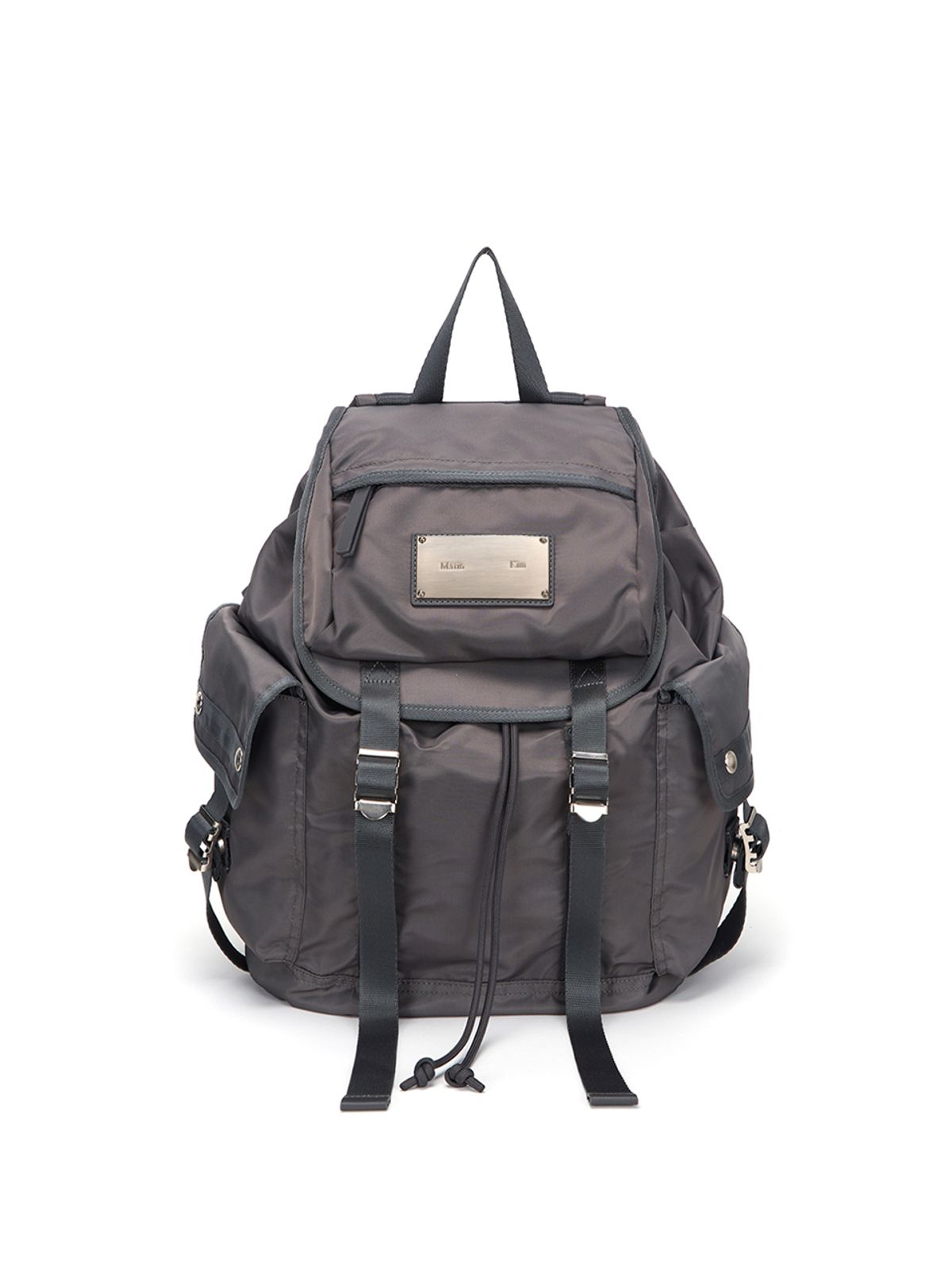 마뗑킴(MATIN KIM) MATIN POCKET UTILITY LARGE BACK PACK IN CHARCOAL