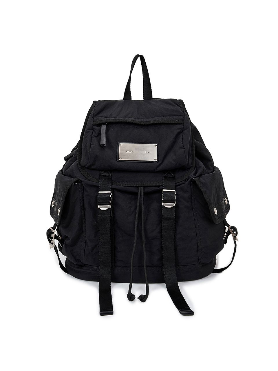 MUSINSA | MATIN KIM POCKET UTILITY LARGE BACK PACK IN BLACK