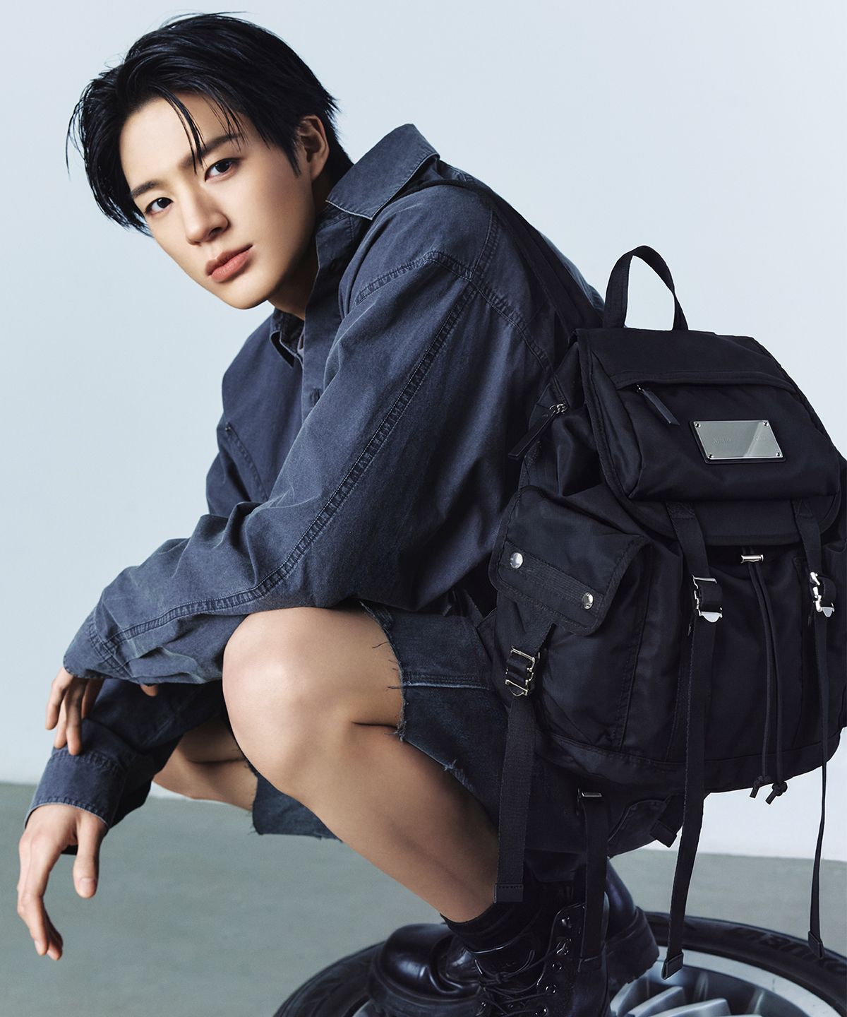 Matin Kim Large Backpack 黒 MUSINSA | MATIN KIM MATIN POCKET UTILITY LARGE BACK PACK IN BLACK