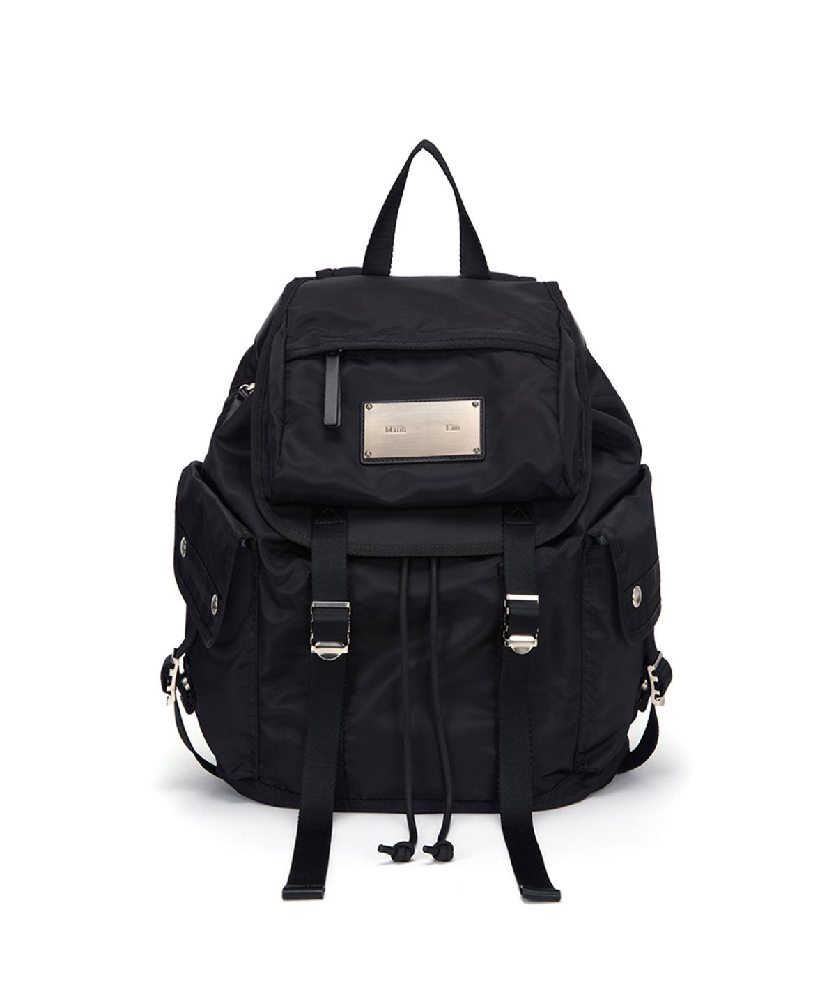 Matin kim リュック 마뗑킴(MATIN KIM) MATIN POCKET UTILITY LARGE BACK PACK IN BLACK