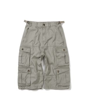 Wanderer cargo bermuda pants / Cement gray