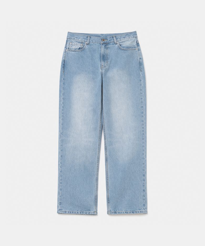 003 denim pants slim fit 13oz light indigo