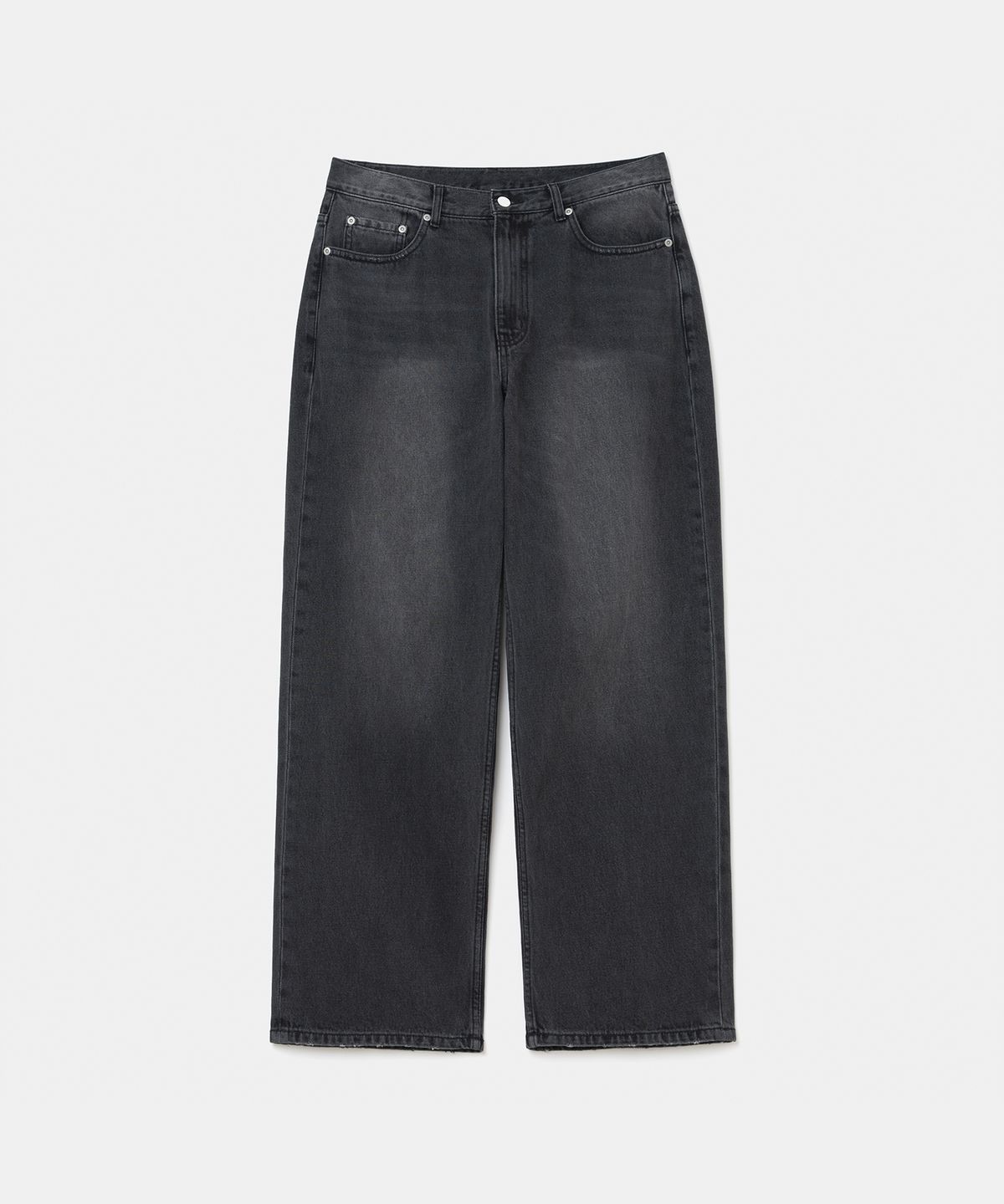 유니폼브릿지(UNIFORM BRIDGE) 001 denim pants wide fit 12.5oz black